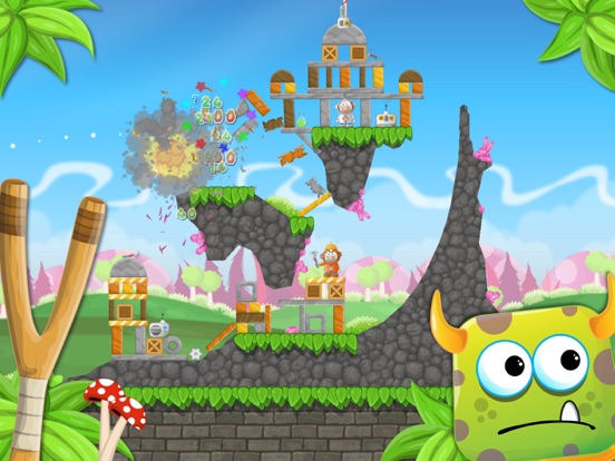 Slingshot Monsters iPad screenshot 1 - Games app