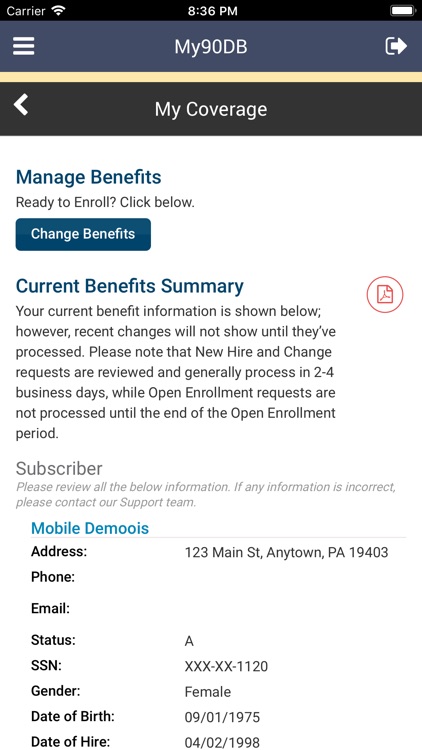 My 90 Degree Benefits