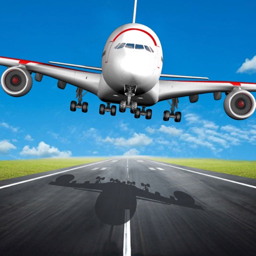 Transport Plane Landing Icon