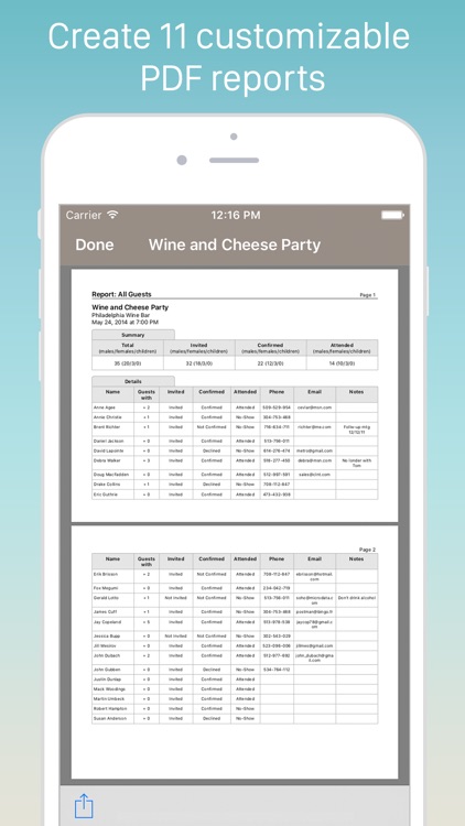 Guest List Organizer Pro