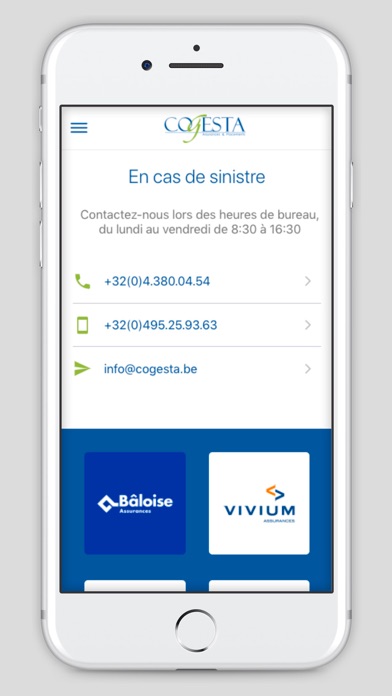 Cogesta iPhone screenshot 4 - Medical app