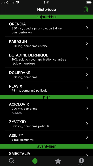 Notices médicaments Screenshot