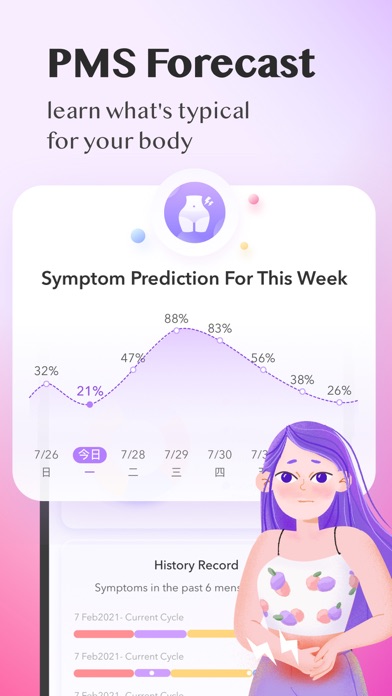 Flyer Period Tracker Screenshot