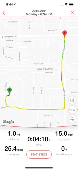 Game screenshot Bike GPS - Ride Tracker apk