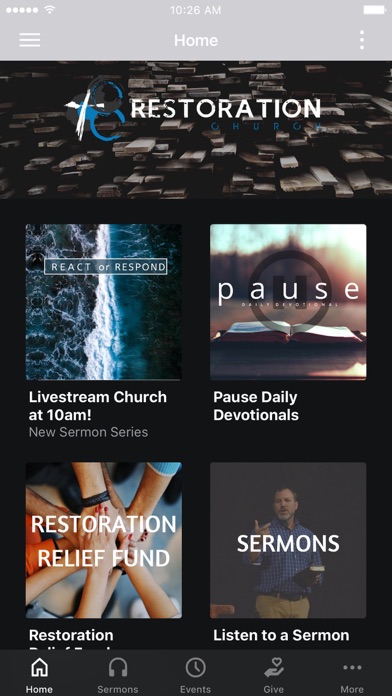 Restoration Church Salem Screenshot