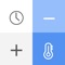 This APP includes the functions of calculator, time unit conversion, digital base conversion and temperature conversion