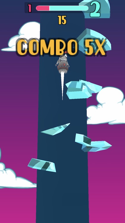 Cloud Hop! Break it Go - Glass screenshot-3