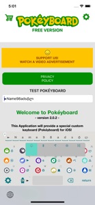 Pokéyboard screenshot #1 for iPhone