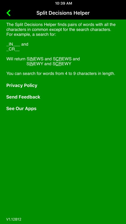 SplitDecisionsHelper screenshot-3