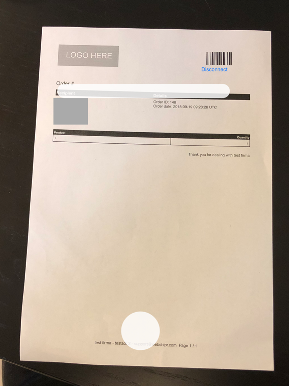 Screenshot #4 pour Webshipper Slip Scanner
