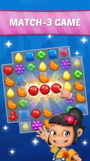 CandySweetStory:Match-3 Puzzle screenshot 1