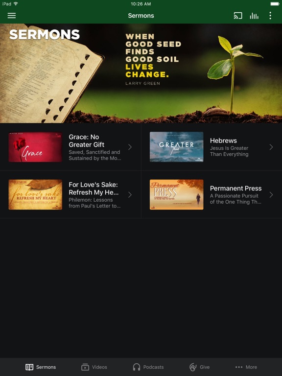 Screenshot #4 pour Cedar Hill Church App
