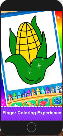Game screenshot Fruits and Vegetable Coloring apk
