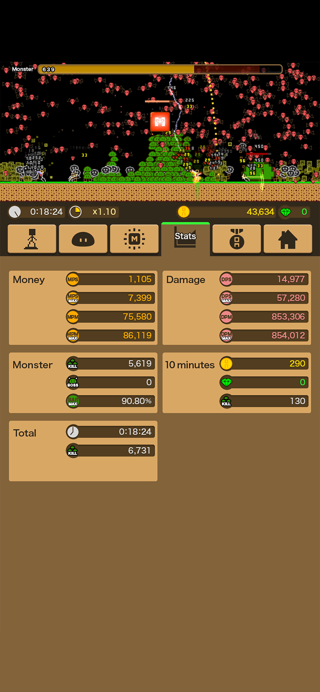 Monster Box : Simple strategy screenshot 3