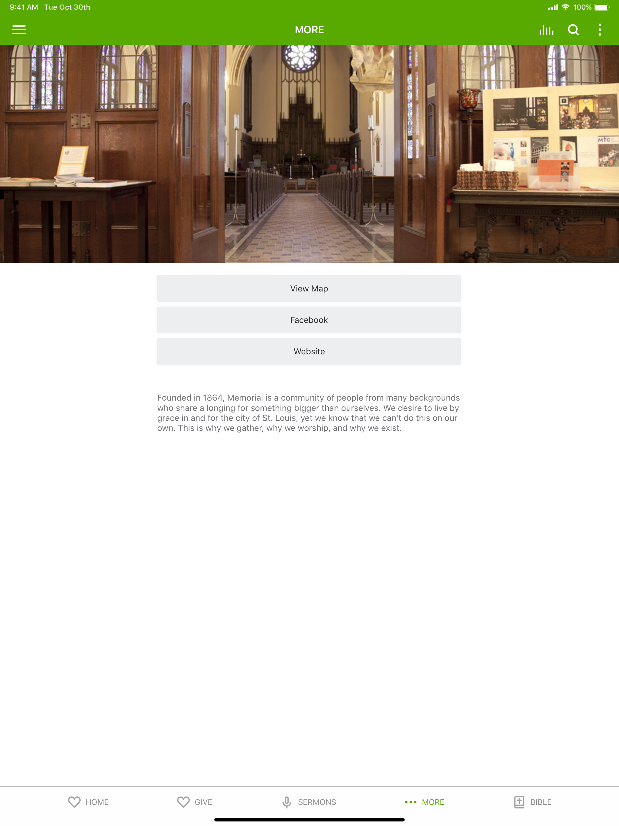 Memorial Presbyterian Church screenshot 6