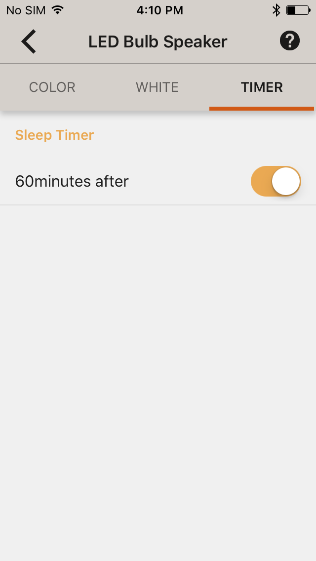 LED Bulb Speaker Application