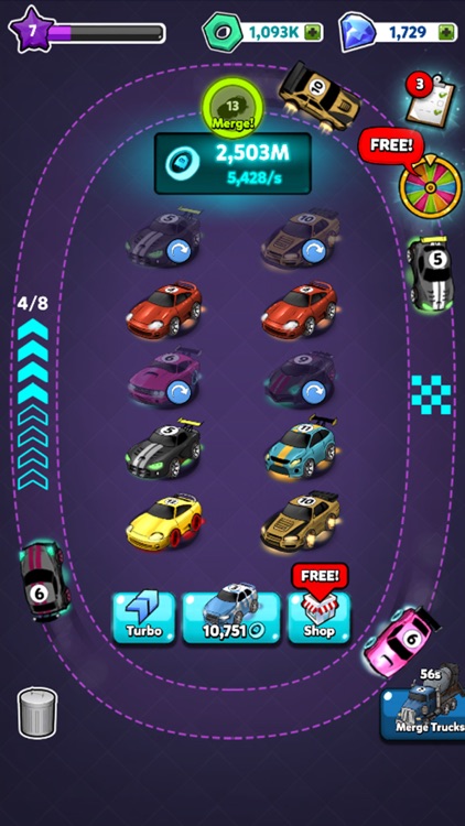 Merge Neon Car