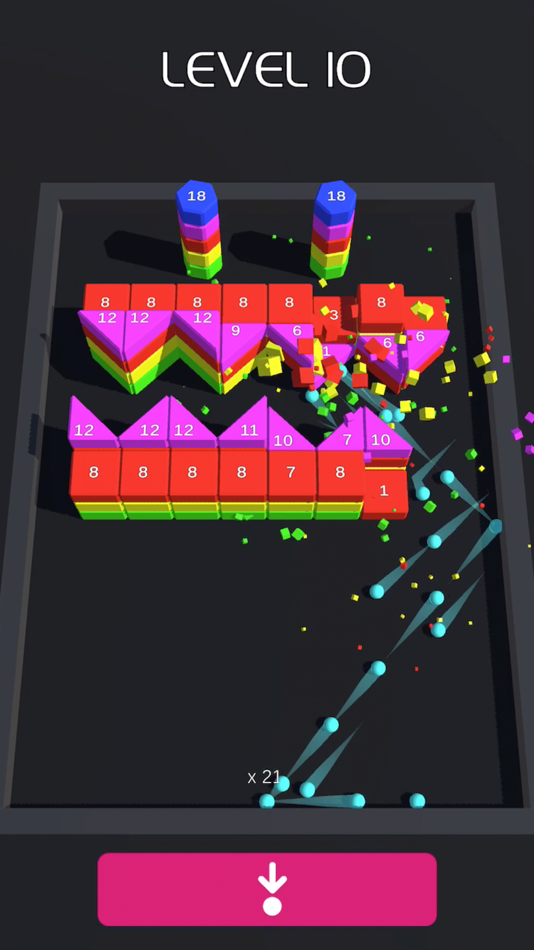 #4. Endless Balls 3D (iOS) 由: ThinkCube Inc.