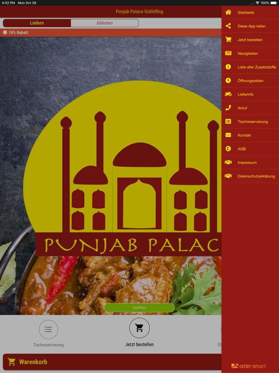 Screenshot #6 pour Punjab Palace Gräfelfing