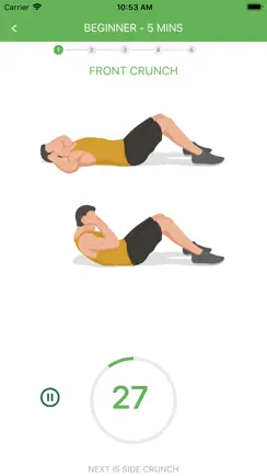 IAbs - Six pack abs exercise iPhone image 2