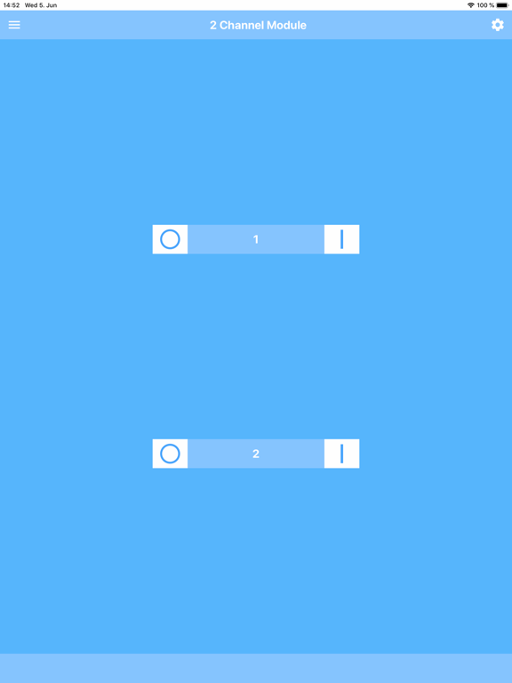 Blue Switch iPad screenshot