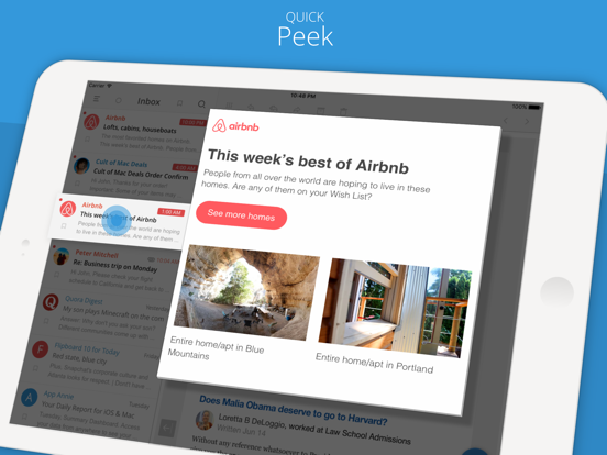 MailBuzzr Pro iPad screenshot