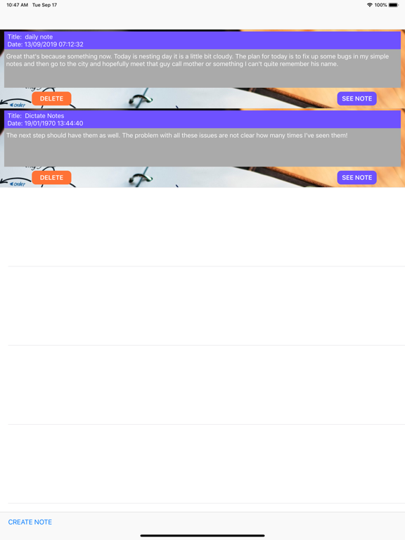 Screenshot #6 pour My Simple Notes - Dictate