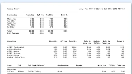 Work Diary Pro