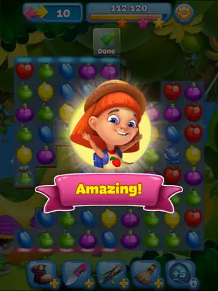 Ekran Görüntüsü 4 Fruit Land – aventura match3 iphone