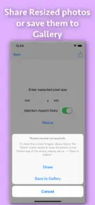 Photo Pixel Resizer screenshot #4 for iPhone