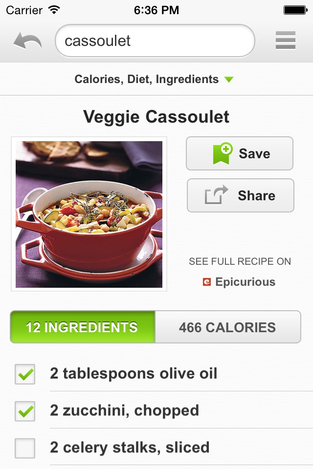 Vegetarian Recipes & Nutrition screenshot 4