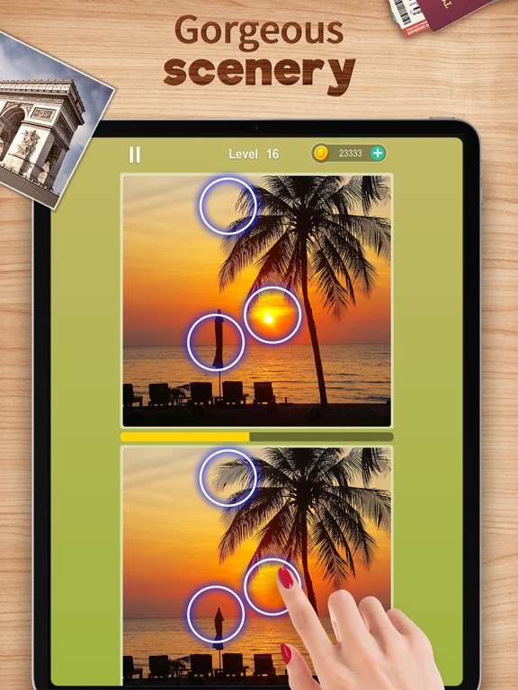 Difference Find Tour iPad screenshot 4 - Games app