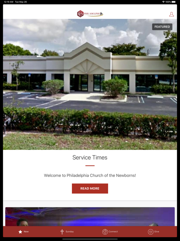 PCN REACH iPad screenshot 1 - Lifestyle app