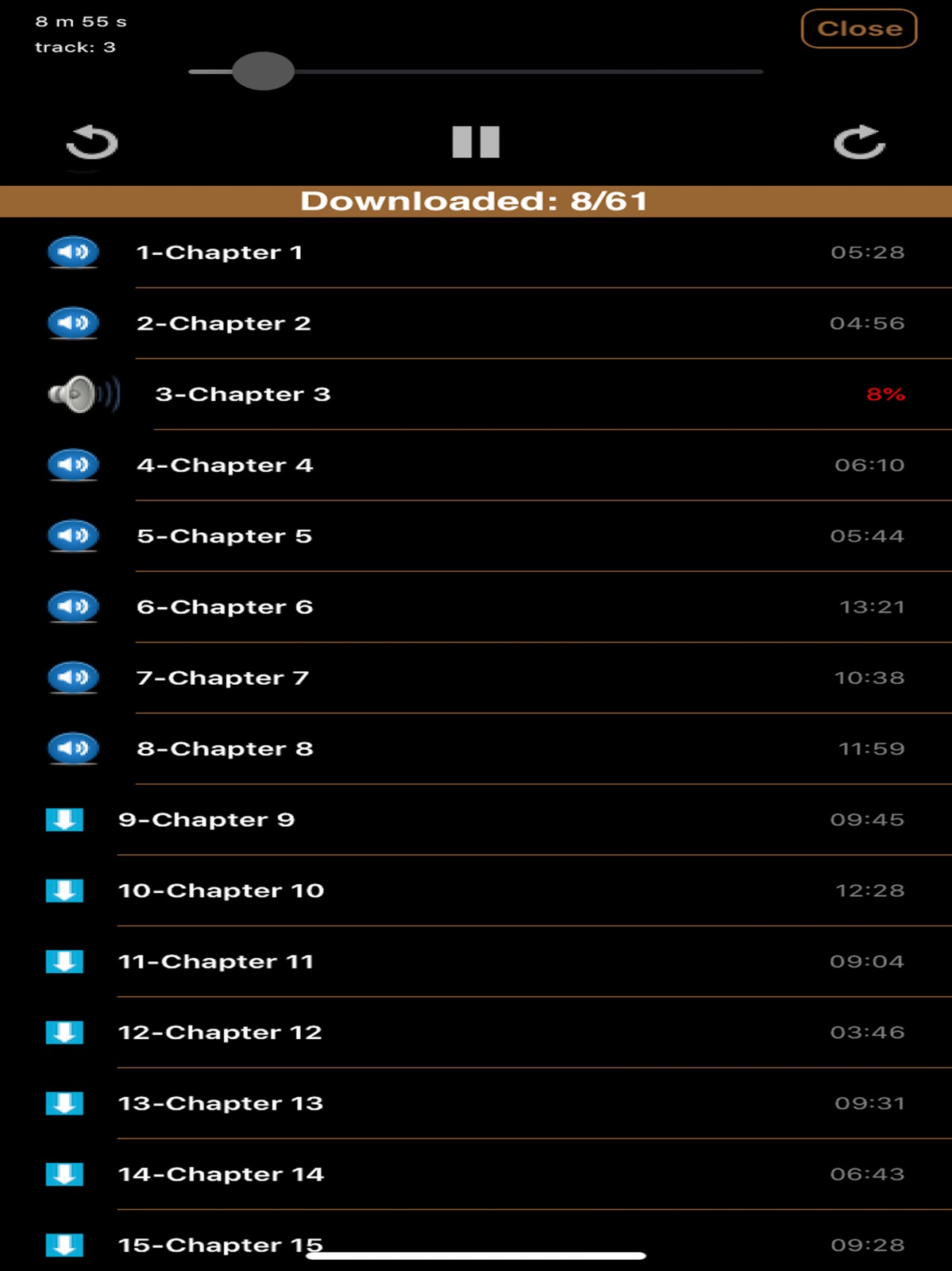 LibriVox Audiobook ipad screenshot 1