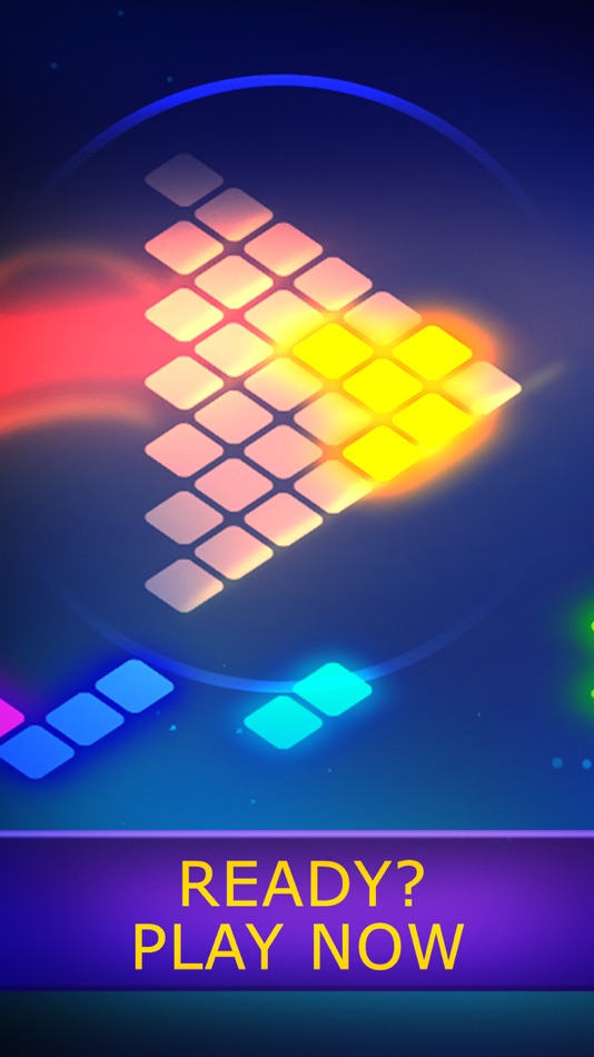 #5. Glow Blocks: Neon Puzzle (iOS) 来自: Alexander Maslennikov