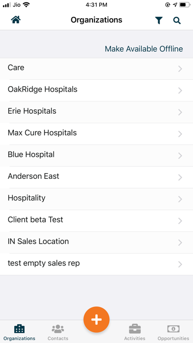 hc1 CRM iPhone screenshot 3 - Business app