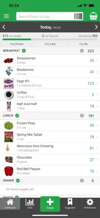 Nutritionix Track: Screenshot 1 von 1