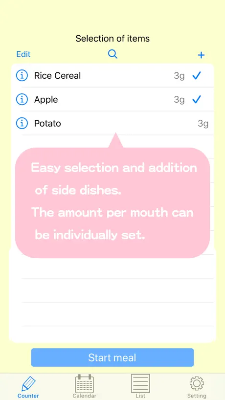 BabyFoodCounter