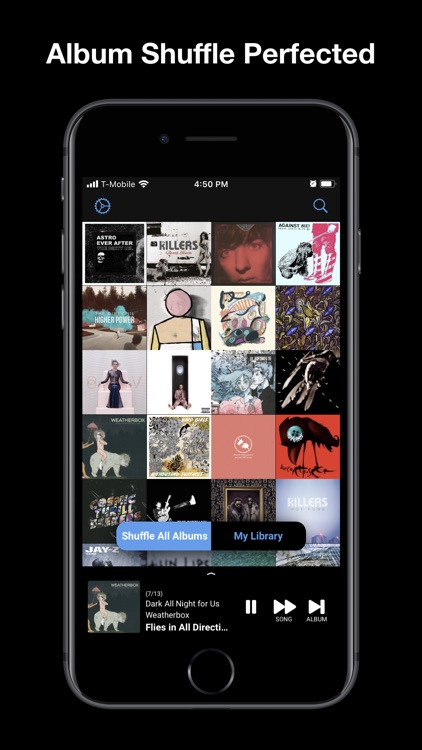 Albums - album focused player