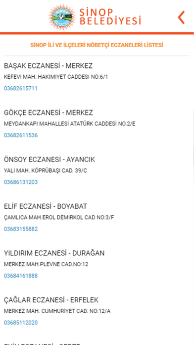 Screenshot #3 pour Sinop Belediyesi