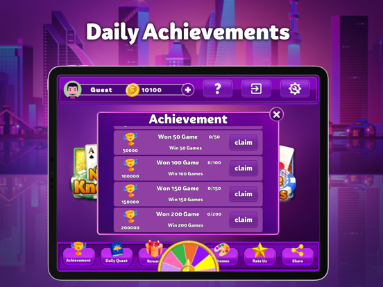 Tonk - Rummy Game iPad screenshot