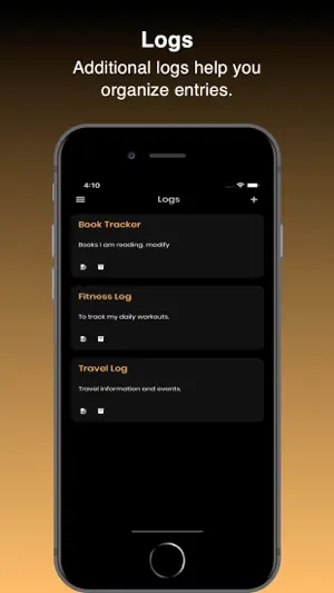 Simple Log - Journal Diary Log screenshot 2