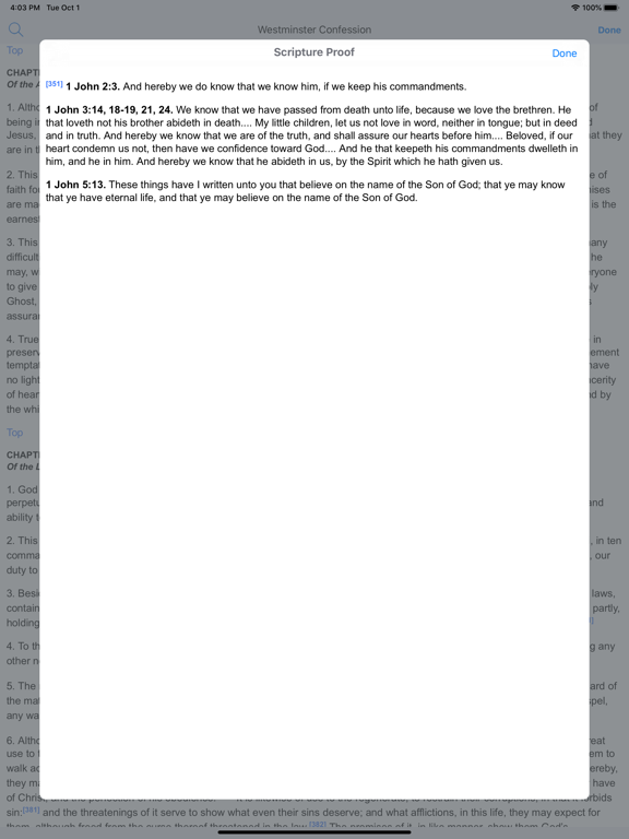 iReformed iPad screenshot 6 - Reference app