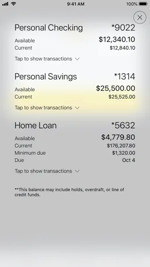 Tucson FCU screenshot 1