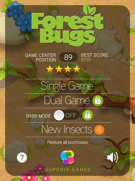 Forest Bugs -Tap Game for Kids screenshot-3