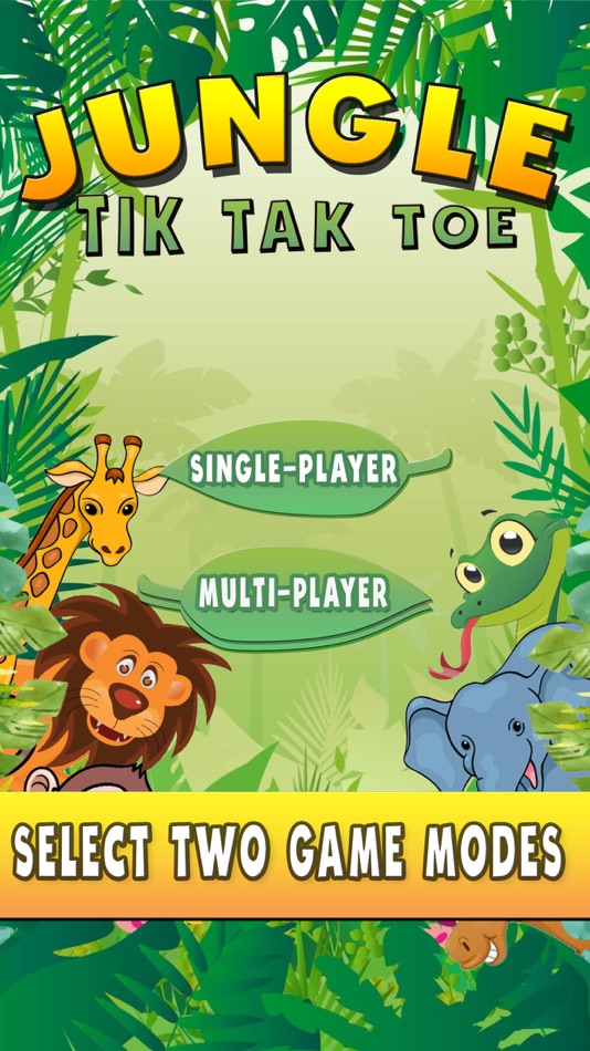 #4. Tic Tac Toe Game XO XO JUNGLE (iOS) 由: OTHMANE EL MOUJAHID