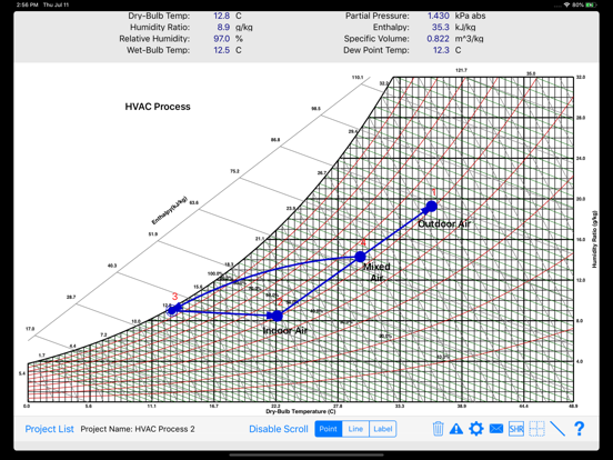 ASHRAE Psychrometric Chartのおすすめ画像10