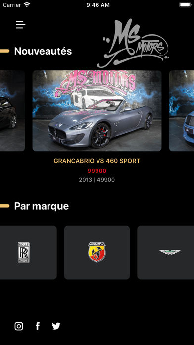Screenshot #1 pour msmotors.fr