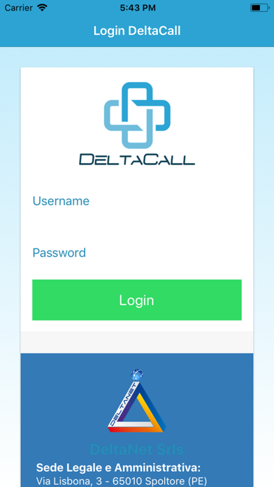 Screenshot #1 pour DeltaCall Turni