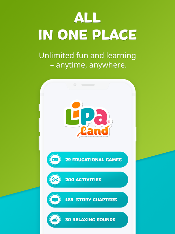 Lipa Land - For Parents & Kids iPad screenshot 9 - Education app